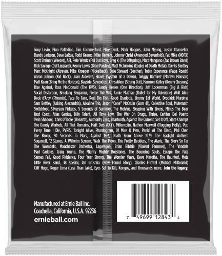 Ernie Ball 2843 струны для бас-гитары Stainless Steel Bass Hybrid Slinky (45-65-85-105) фото 2
