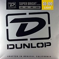 Dunlop DBSBN40100 струны для бас гитары Super Bright никель 40-100