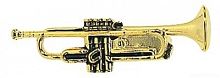 GEWA PINS Trumpet значок труба, позолоченный (980062)