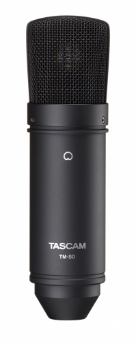 Tascam TM-80B студийный конденсаторный микрофон с мембраной 18 мм, кардиоида, черный