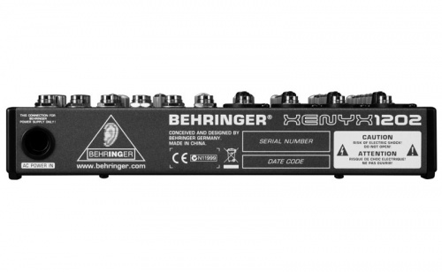 Behringer 1202 Компактный малошумящий микшерный пульт (4 моновхода, 4 стереовхода, 1 AUX-шина) фото 3
