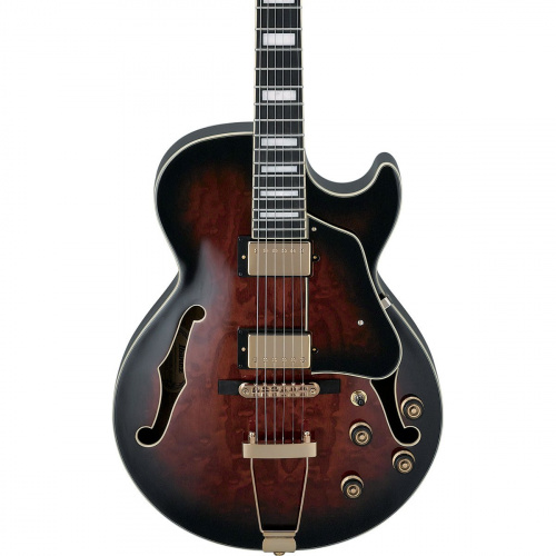 IBANEZ AG95QA-DBS, полуакустическая гитара, цвет античный тёмный бёрст, фото 2
