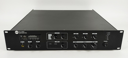 CMX Audio FA-120Z Микшер усилитель, 3 зоны с отдельным контролем громкости, 120ватт, встроенный Mp3 плеер USB и SD, FM тюнер Bl фото 3