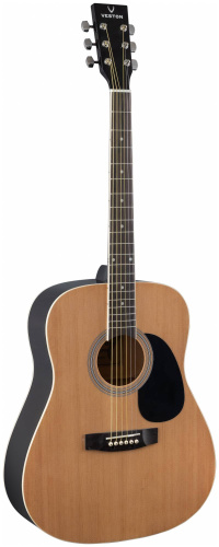 Veston D-40 SP/N акустическая гитара дредноут, цвет натуральный фото 2