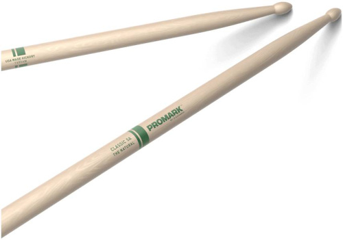 PROMARK TXR5AW Hickory 5A 'The Natural. барабанные палочки, гикори, овальный деревянный наконечник, без лака фото 3