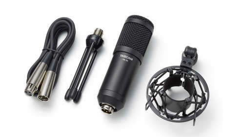 Tascam TM-70 супер-кардиоидный динамический микрофон для подкаста, 30Гц-20кГц, балансный выход 250 фото 2