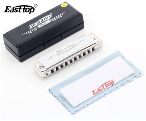 EASTTOP T008 D диатоническая губная гармошка, D фото 4