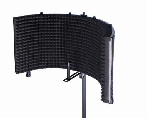 Lux Sound MA305 Экран акустический для студийного микрофона с креплением на стойку, алюминиевая рама фото 4