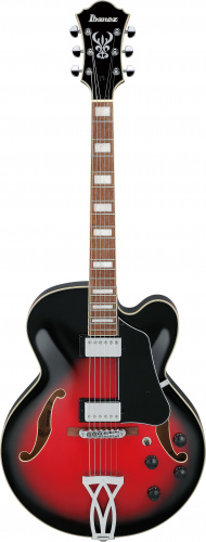 IBANEZ AF75-TRS полуакустическая гитара, цвет красный