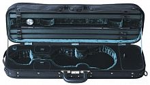 GEWA Liuteria Maestro 4/4 футляр для скрипки, черн. текстиль/зеленый плюш, гигрометр, 2,8 кг (309530)