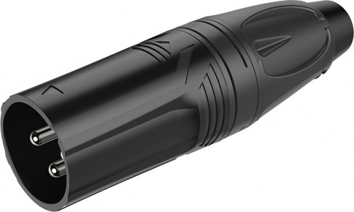 ROXTONE RX3M-BT Разъем cannon кабельный папа 3-х контактный, цвет: Черный.
