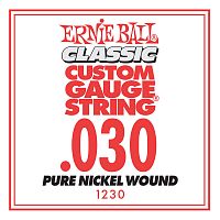 Ernie Ball 1230 струна для электро и акустических гитар. никель, калибр 030