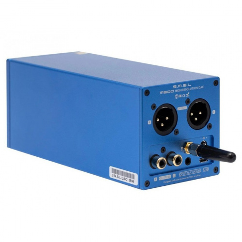 SMSL M300 Blue Усилитель.Динамически диапазон: RCA 120дБ, XLR 123 дБ.КГИ+Ш: 0.00015% (-116дБ).Сигнал/шум: 116 дБ. Вход: USB,оптический,коаксиальный,Bl фото 4
