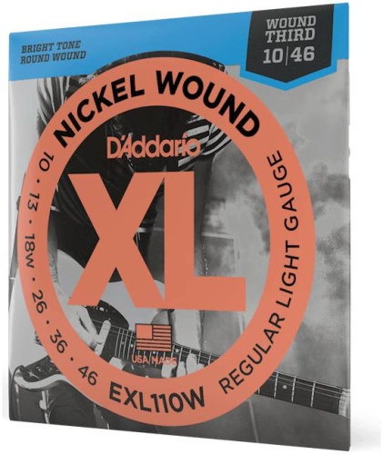 D'ADDARIO EXL110 W Струны для электрогитары