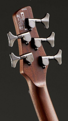 IBANEZ SR505 BM бас-гитара 5-cтрунная, цвет Brown Mahogany, корпус махагон, гриф на болтах, 5 сл ятоба/бубинга, накладка палисандр, 24 лада, мензура 3 фото 7
