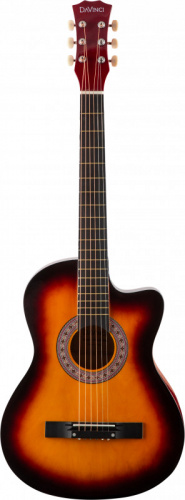DAVINCI DF-50C SB гитара акустическая шестиструнная, цвет санберст