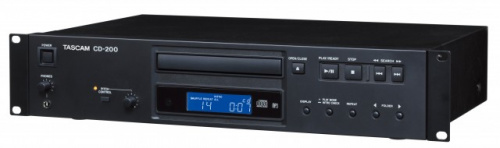 Tascam CD-200 CD плеер Wav/MP3, RCA/SPDIF, CD-Text, Anti-shock, pitch 12,5%, 2U, пульт ДУ фото 3