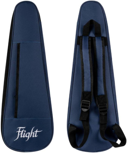 FLIGHT IRIS Concert BK укулеле концерт, массив ели махагони, цвет черный, пикгард, чехол фото 10