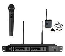 FBW A2D-MIX радиосистема, комплект из диверситивного приёмника A220R с передатчиками A100BT и A100HT, 512-562МГц, FM-модуляция, 2/10/30мВт, 3 уровня S