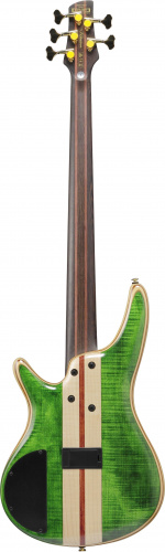 IBANEZ SR5FMDX-EGL электрическая бас-гитара, 5 струн, корпус ясень с топом из огненного клёна, цвет изумрудный зелёный фото 3