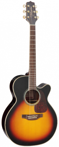 TAKAMINE G70 SERIES GN71CE-BSB электроакустическая гитара типа NEX CUTAWAY, цвет санберст, верхняя дека массив ели, нижняя дека и обечайки Rosewood, г