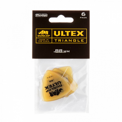 Dunlop Ultex Triangle 426P088 6Pack медиаторы, толщина 0.88 мм, 6 шт. фото 4