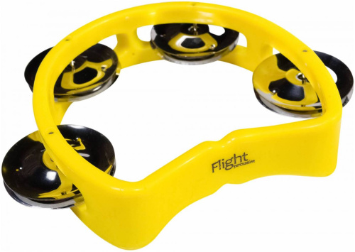 FLIGHT FTHP-4 YW Тамбурин без мембраны, цвет желтый фото 2