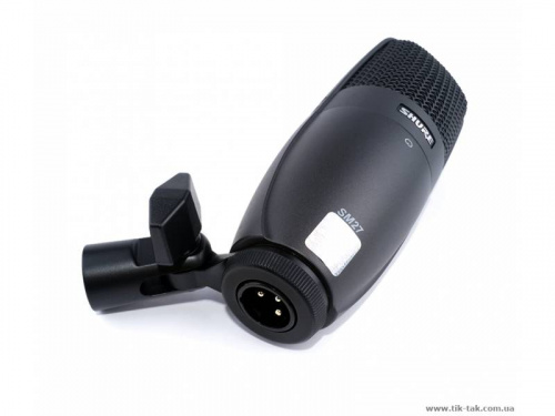 SHURE SM27-LC студийный конденсаторный микрофон с защитным бархатным чехлом и противоударным креплением фото 6