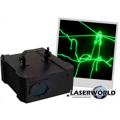 Laserworld CS-400G V4 Зеленый лазер DPSS 300-400mW/532nm, управление DMX, auto, звуковая активация, фото 7