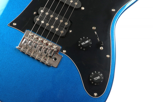 Bosstone SR-06 MBL+Bag Гитара электрическая, 6 струн цвет синий фото 4