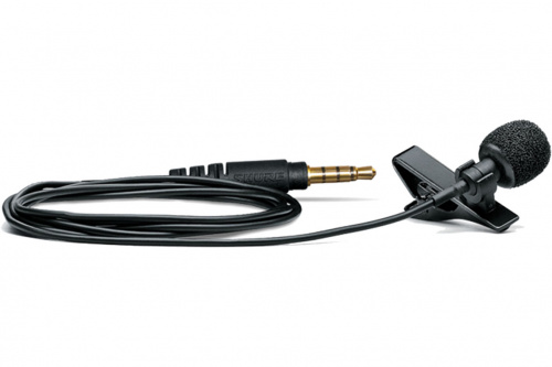 SHURE MVL Петличный конденсаторный микрофон для смартфонов, разъем mini-Jack 3,5мм TRRS фото 9