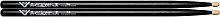VATER VHEB5AW 5A барабанные палочки черные, материал: орех, L=16" (40.64см), D=.570" (1.45см), дерев