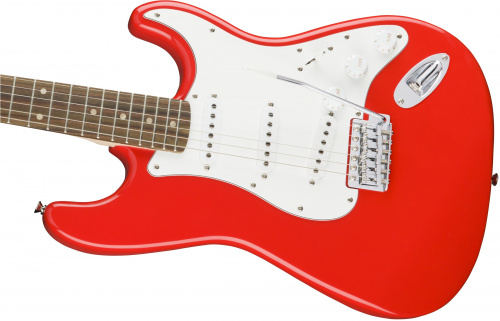 FENDER SQUIER AFFINITY STRAT STRAT LRL RCR электрогитара Stratocaster, накладка - лаурэль, цвет красный фото 2
