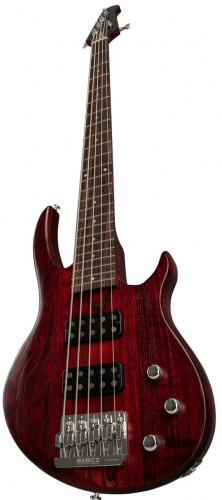 GIBSON 2019 EB Bass 5 String Wine Red Satin бас-гитара, цвет красный в комплекте кейс фото 4