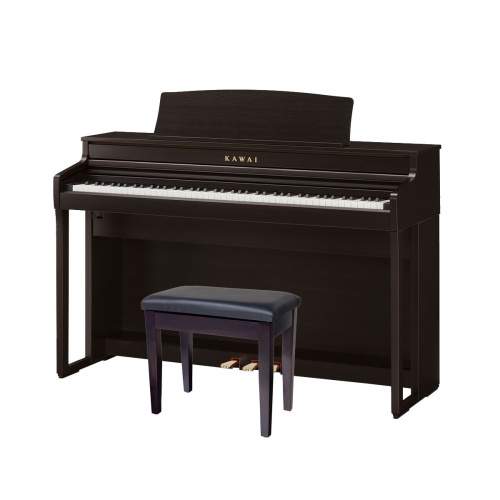 Kawai CA401 R цифровое пианино с банкеткой, 88 клавиш, механика GFC, 192 полифония, 19 тембров