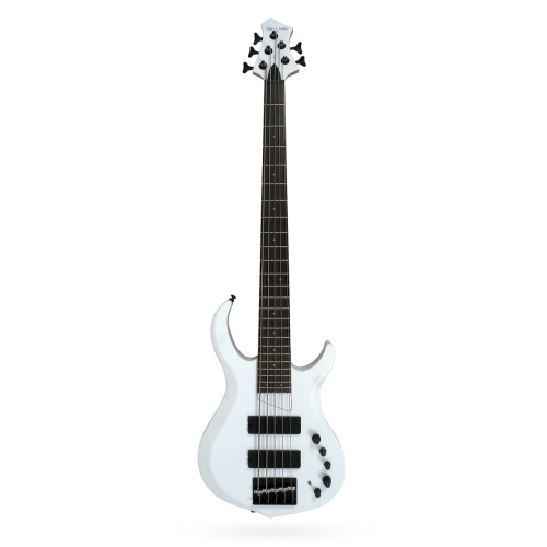 Sire M2-5 (2nd Gen) WHP 5-струнная бас-гитара, HH, активная электроника, цвет белый