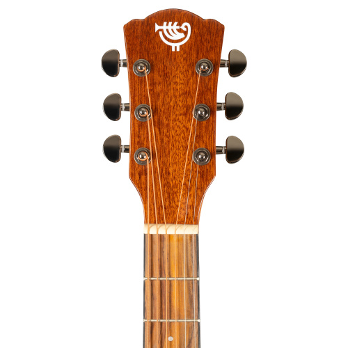 ROCKDALE Aurora D6 Gloss All-Mahogany акустическая гитара дредноут, цвет натуральный, глянцевое покр фото 7