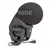 RODE Stereo VideoMic Pro Накамерный микрофон вещательного качества. Подобранная пара конденсаторных капсюлей в конфигурации X/Y стерео. Суперлёгкий и 