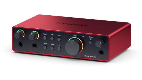 FOCUSRITE Scarlett 2i2 4th Gen аудио интерфейс USB, 2 входа/2 выхода фото 2