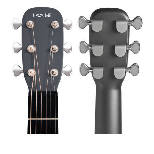 LAVA ME 3 38' Space Gray электроакустическая гитара со звукоснимателем и встроенными эффектами, материал: карбон, чехол Space Ba фото 4