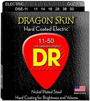DR DSE-11 Струны для электрогитары DRAGON SKIN с покрытием К3, Калибр: 11-50, никелированая сталь