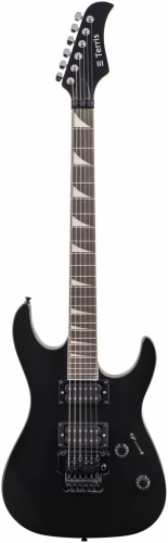 TERRIS TSS-239 BK электрогитара, суперстрат, HH, цвет черный