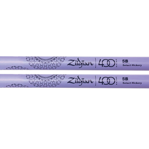 ZILDJIAN Z5BACP-400 Limited Edition 400th Anniversary 5B Acorn Purple Drumstick фото 2