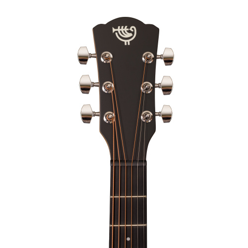 ROCKDALE Aurora D3 Satin BK акустическая гитара дредноут, цвет черный, сатиновое покрытие фото 7