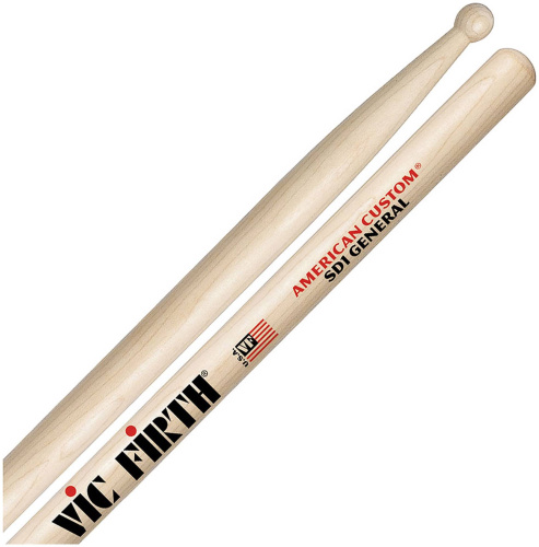 VIC FIRTH AMERICAN CUSTOM SD1 General барабанные палочки, клен, деревянный наконечник фото 2