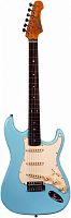 JET JS-300 BL R электрогитара, Stratocaster, корпус липа, 22 лада,SSS, tremolo, цвет Sonic blue