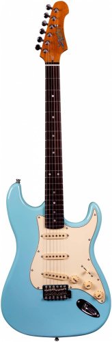 JET JS-300 BL R электрогитара, Stratocaster, корпус липа, 22 лада,SSS, tremolo, цвет Sonic blue