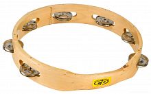 LP CP389 CP 10" Tambourine Single Row тамбурин деревянный, 7 пар стальных джинглов