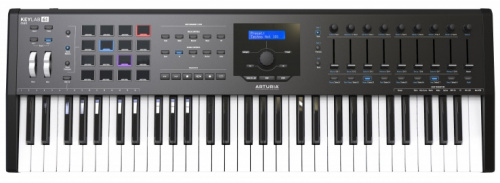 Arturia KeyLab mkII 61 Black 61 клавишная полувзвешенная динамическая USB MIDI клавиатура