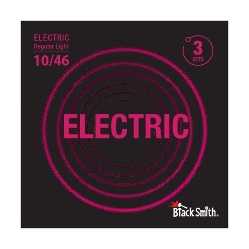 BlackSmith Electric Regular Light 10/46 3 Sets струны для электрогитары, 10-46, никель, 3 пачки